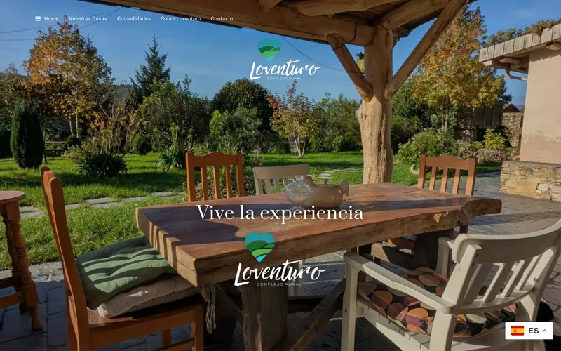 Web de Loventuro diseñada por Lapriex Digital