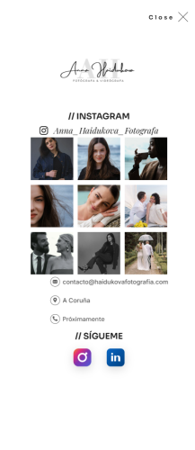 Diseño web profesional para fotografia y video