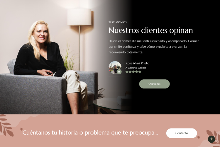 Diseño web profesional para centro de psicología en A Coruña