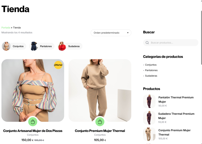 Diseño web profesional para tienda online de moda arsesanal