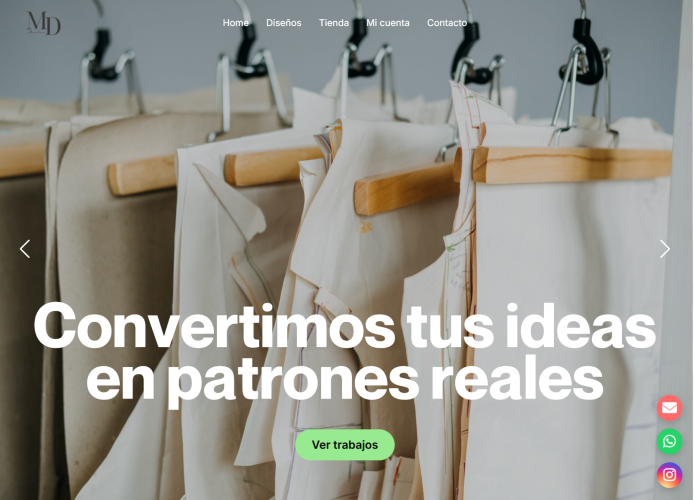 Diseño web profesional para tienda online de moda arsesanal