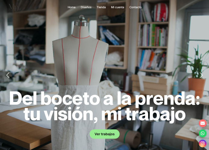 Diseño web profesional para tienda online de moda arsesanal