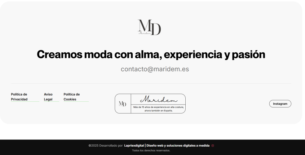 Diseño web profesional para tienda online de moda arsesanal